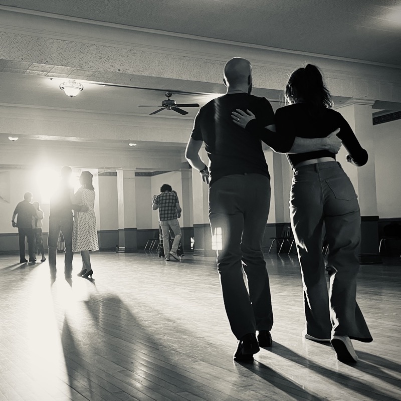 Graham and Sabrina swing dancing